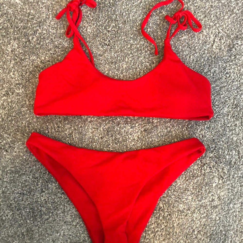 Red bikini